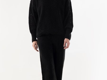 Stitched Knitted Sweater Co-ord - FW24WSU036FP2T Cheap