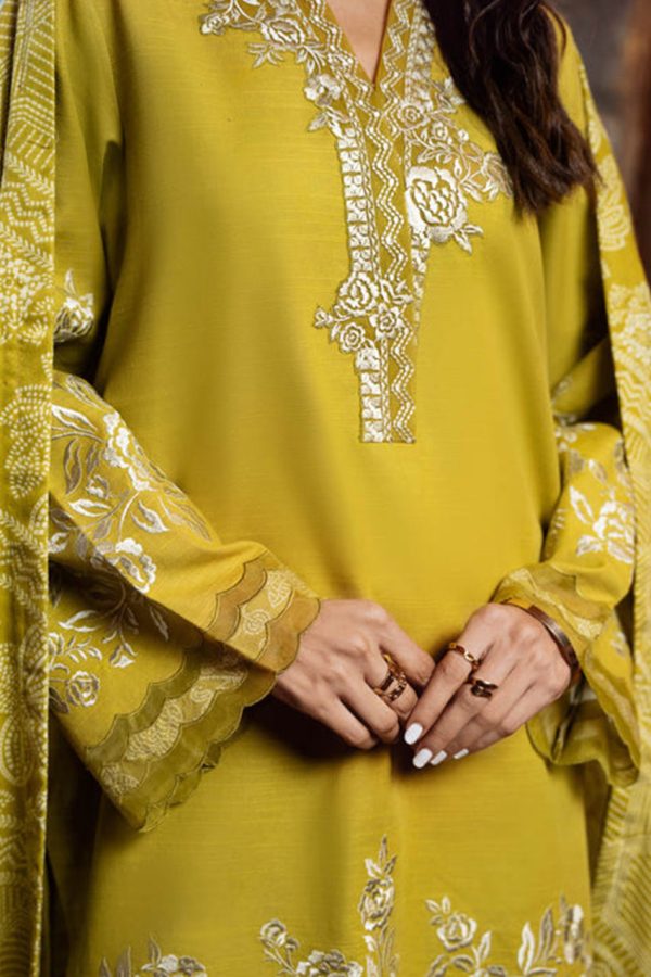 Fall Winter 24 - 3 Piece - Embroidered Light Khaddar Suit 3PEDY24DFV89 Online