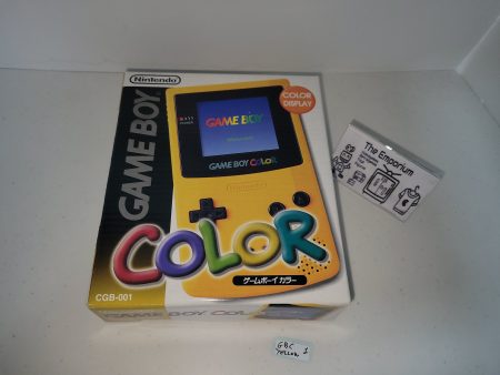 GameBoy Color Console -Yellow- - Nintendo GB GameBoy Supply