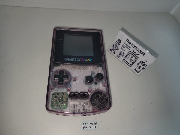 Game Boy Color (Clear Purple) - Nintendo GB GameBoy Discount