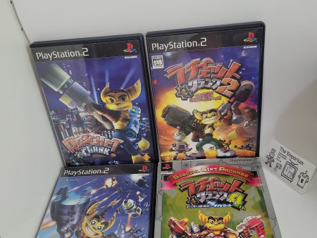 Ratchet & Clank 1 2 3 4 set - Sony playstation 2 For Cheap