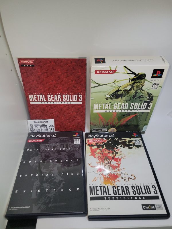 Metal Gear Solid 3 Subsistence [First Print Limited Edition] - Sony playstation 2 Cheap