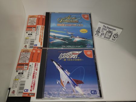 Aero Dancing: Torodoki Taichou no Himitsu Disc + Aero Dancing F set - Sega dc Dreamcast For Discount