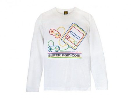 (size XL - color WHITE) super famicom original tshirt + pin - t-shirt shirt dress tshirt original Online