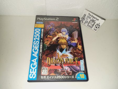 Sega AGES 2500 Series Vol. 18 Dragon Force - Sony playstation 2 Fashion