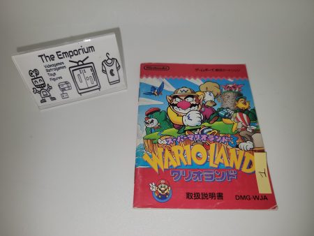 Wario Land GB MANUAL ONLY - Nintendo GB GameBoy Online Hot Sale