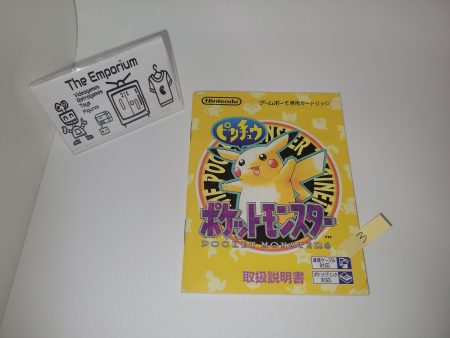 Pokemon Yellow GB MANUAL ONLY - Nintendo GB GameBoy Online now