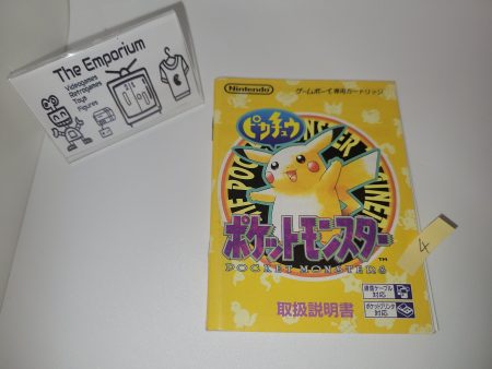 Pokemon Yellow GB MANUAL ONLY - Nintendo GB GameBoy Online