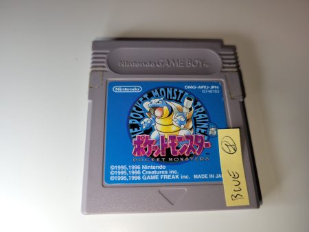 Pokemon Blue cart only - Nintendo GB GameBoy on Sale