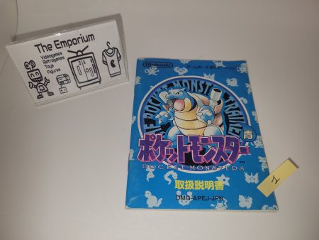 Pokemon Blue GB MANUAL ONLY - Nintendo GB GameBoy Online now