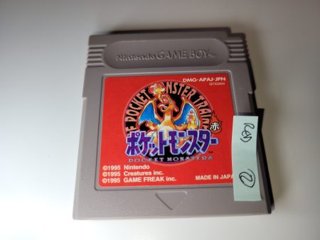 Pokemon Red cart only - Nintendo GB GameBoy Hot on Sale